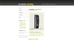 Desktop Screenshot of courtsidevending.com